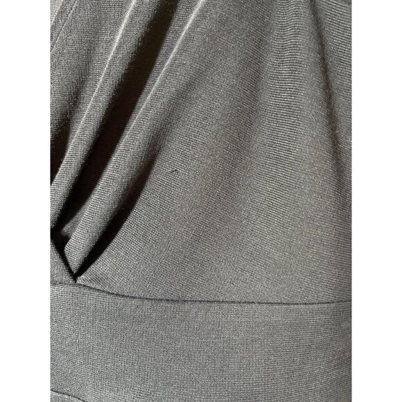 Black Cap Sleeve Zip Pocket Stretch - Picture 4 of 4